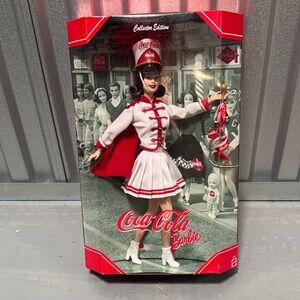 Coca Cola Barbie Collector Edition Doll - Red & White Marching Outfit 2001